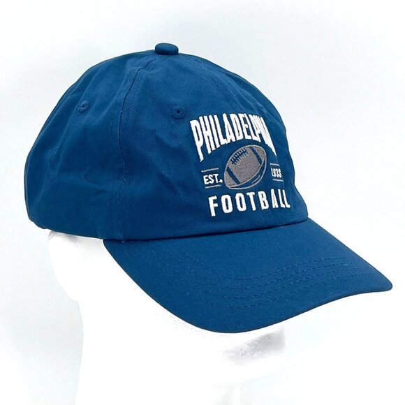 Philadelphia (Eagles) Football Embroidered Adjustable Green Cap Flop Hat - Picture 2 of 11